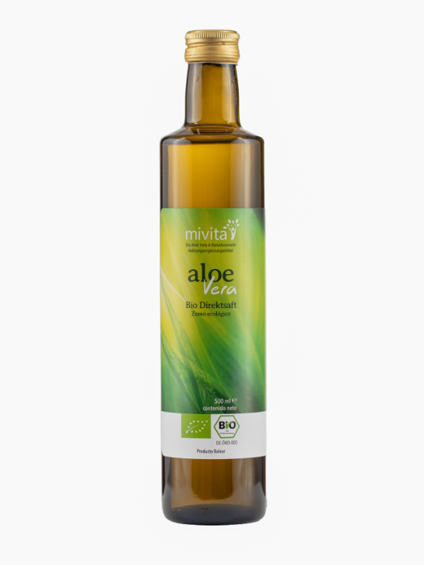 Jus direct bio Aloe Vera 500 ml de la ferme BIO de Majorque